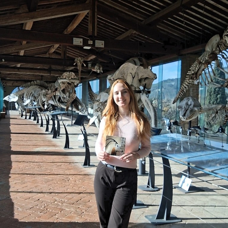 Agata at the Museum
