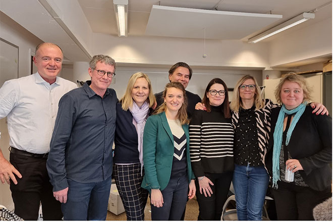 Group photo of the Change Makers team