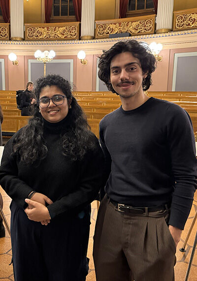 Ansha Henna Nazeer and Mathis Favre.