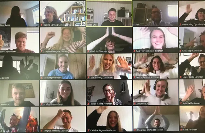 aarhus flagship initiative quickly converted to online