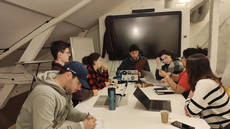 Group work was an essential part of the course. Photo: Carla Ndombo Njoya