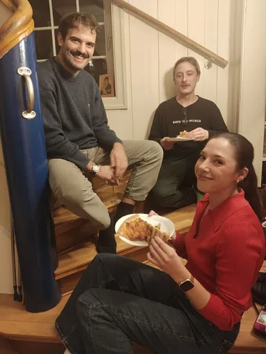 Pizza at Mjaaland's. Photo: Carla Ndombo Njoya