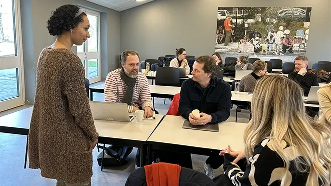 Participants at the Circle U. mentoring session 2023