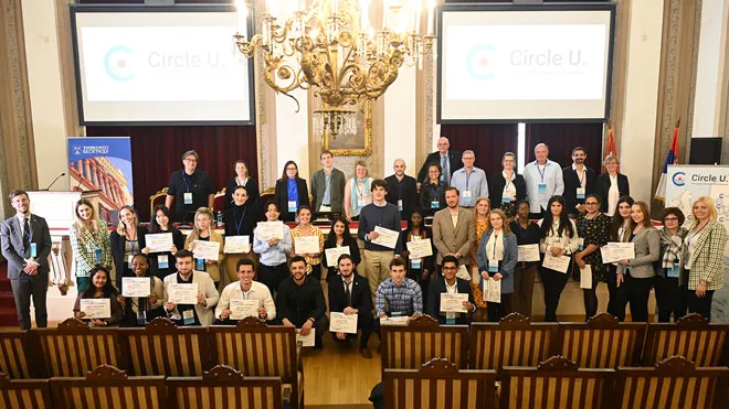 Group photo: Circle U. Challenge winners 2023