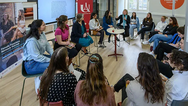 Participants at the Female Founder Network Retreat in Paris 2023
