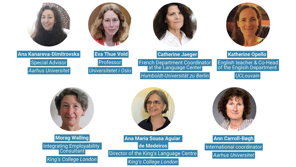 Seven researchers