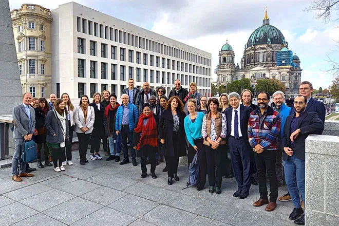 Group photo in Berlin. Photo: Dr. Klaus Wiehl