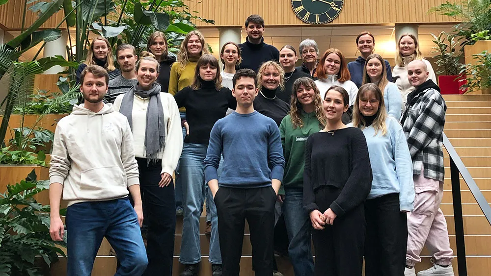 Group photo: participants at a peer-to-peer workshop, 2024