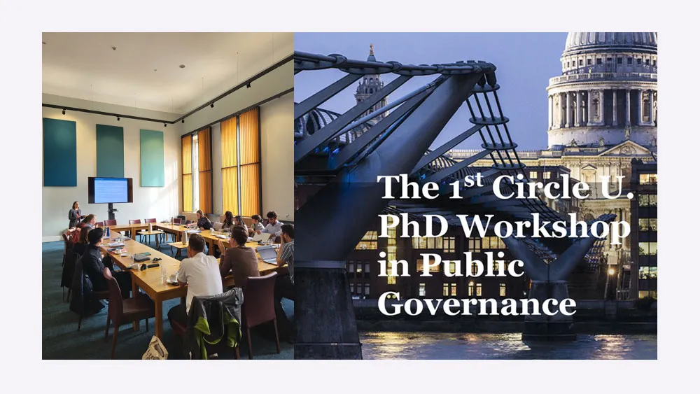 Poster for PhD Workshop in Public Governance