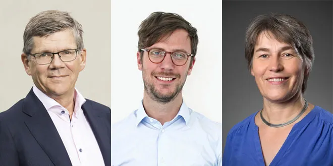 Svein Stølen, Kevin Guillaume and Berit Eika