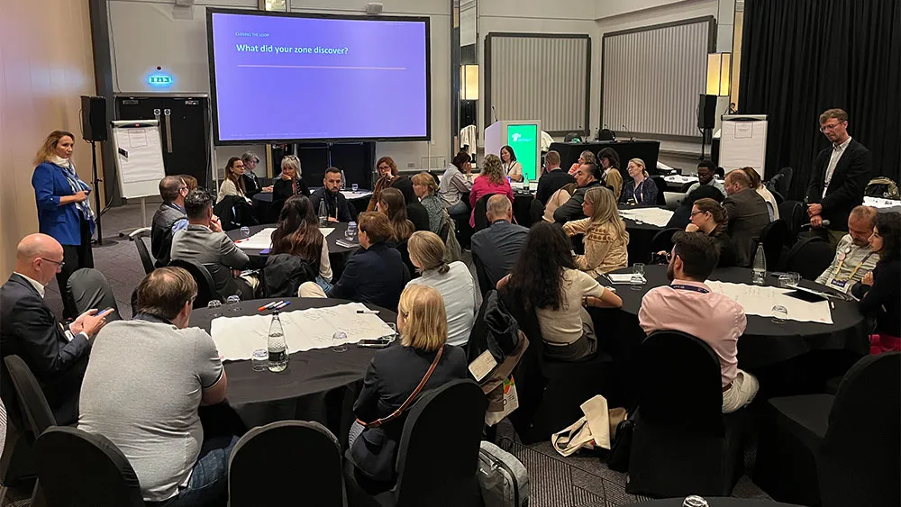 World Café discussion on the sustainable future of university alliances