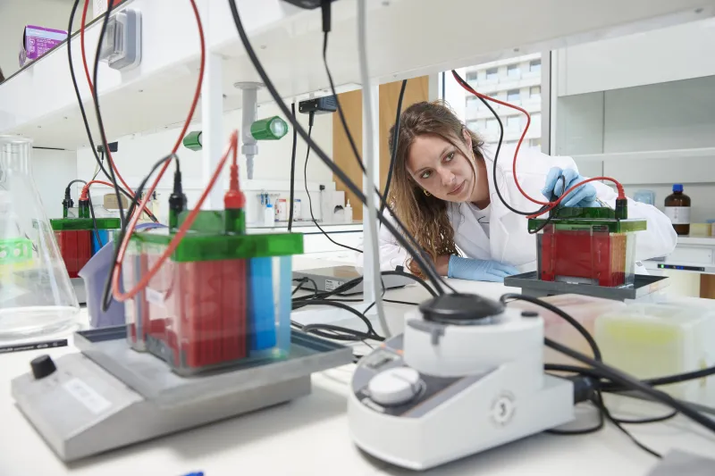 Researcher in a lab