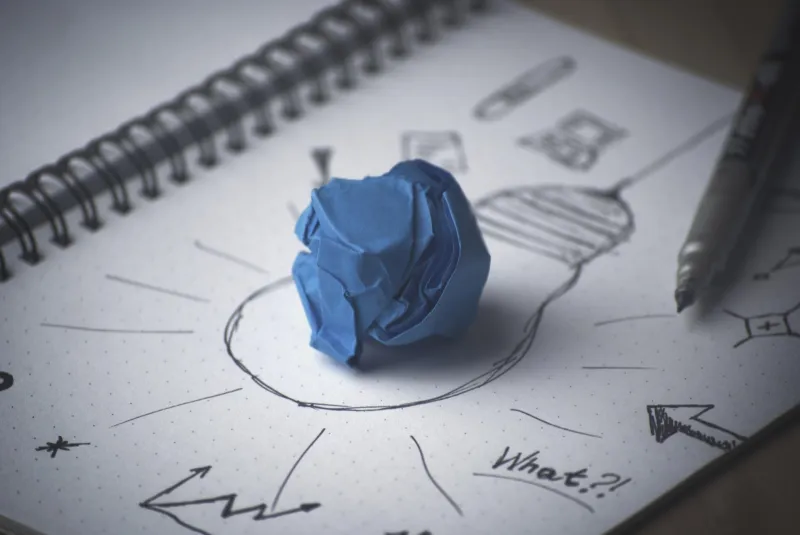 Doodle of a light bulb 