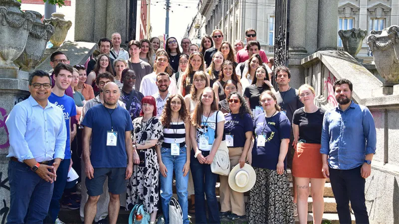 Students and teachers at the summer school in Belgrade