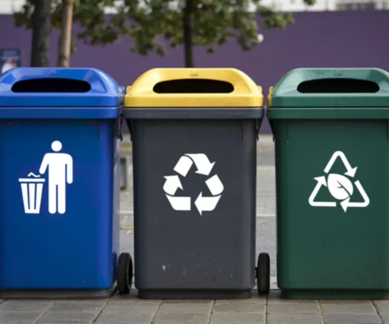 RECYCLE WITH CIRCLE U.