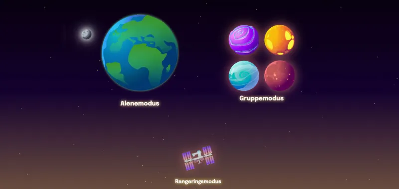 Universet: Choose mode