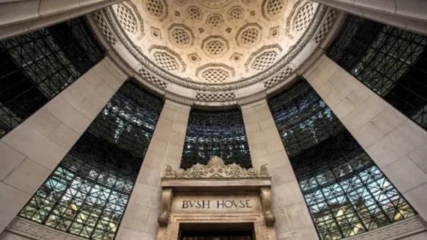 Bush House building in London