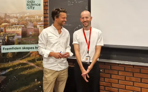 Markus Bugge and Stephen Leach, Oslo Science City