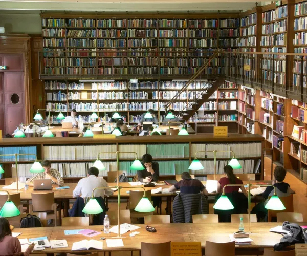 Library in the faculty of medicine at Université Paris Cité